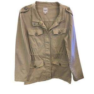 Kensie Khaki Size L Chore Jacket